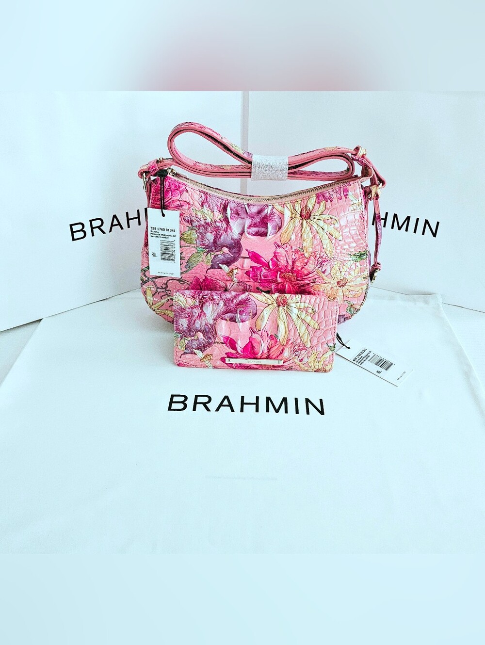 NWT Brahmin PERENNIAL Shayna w/Ady Wallet - Picture 15 of 15